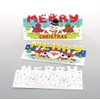 Baker Ross AT301 Christmas Colour in Pop-Up Card, Festive Arts