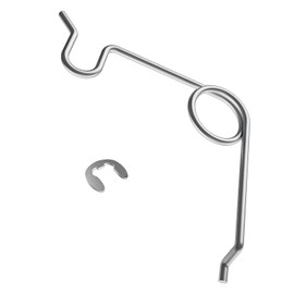 Stainless Steel Fuel Door Spring Kit for Toyota Tundra 2007-2020 Replacement for 77305-0C050 77305-0C060 Fuel Tank Door Pocket Spring Accessory (1Pcs)