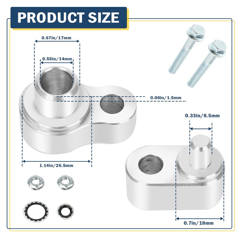 A/C Block off Rear Air Conditioning Block Off Fittings Premium