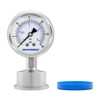 MEASUREMAN Stainless Steel Sanitary Pressure Gauge, 2.5” Dial, 0-30 PSI