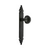 Amig Door Knob 19 with Plate 280 x 45 Black