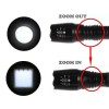 Battery Connection LED Zoomable Flashlight Torch Lamp Light 5-Mode