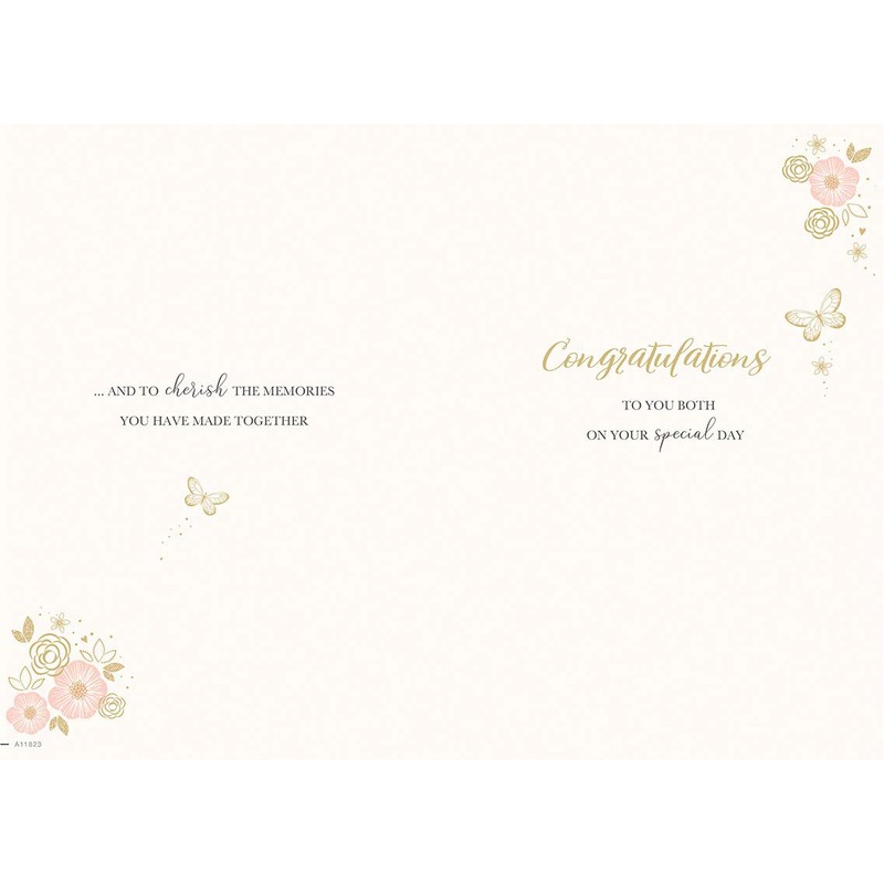 Traditional Wedding Card Renewal of vows - 9 x 6