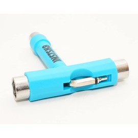 INSTSK8 MK1 Axle Nut Set Included Skateboard Skateboard Tool Wrench (Light Blue)