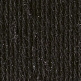 Lily Sugar 'n Cream Aran Knitting Wool Yarn 70.9g - 0002 Black