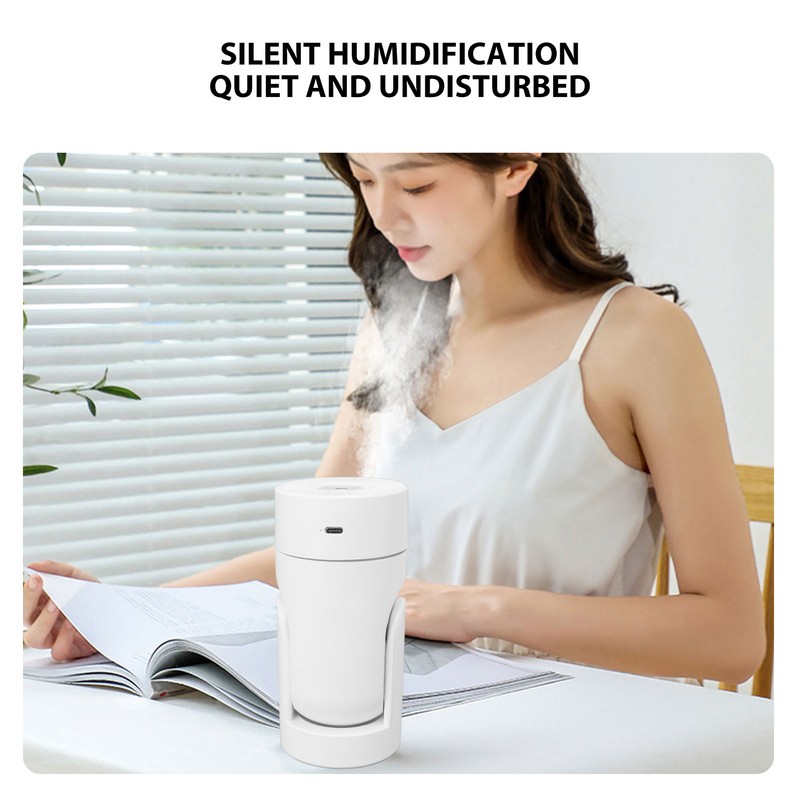 Portable Mini Humidifier Automatic Head Shaking Spray USB Cool Mist