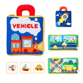 Richgv Baby Spielzeug Busy Book 6-12-24 Monate,Vorschulische Lernfähigkeiten Fühlbuch,Stoffbuch Baby Spielzeug ab 6 Monate,Quiet Book Baby 1 Jahre Geschenk für Kleinkinder Jungen Mädchen