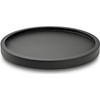 12" Black Bamboo Lazy Susan Organizer Kitchen Turntable for Cabinet