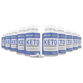 (10 Pack) Microbio Keto ACV Pills 1275MG Keto Support Blend Capsule Alternative to Keto ACV Gummies Formulated with Apple Cider Vinegar Extra Virgin Olive Oil Powder Green Tea Leaf 600 Capsules