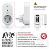 CSL Dimmable Radio Sockets Set with Remote Control Set of
