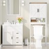 Over The Toilet Storage Cabinet, Farmhouse Over Toilet Bathroom Organizer