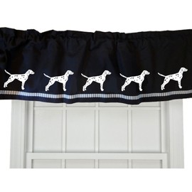 Hockey Player Goalie Window Valance Curtain - In Your Choice of Colors - Custom Made