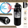 DEFUNX 32 Oz Water Bottle with Sleeve - Insulated Bottle