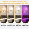 Vimhou Battery Operated Wall Sconce: Peel and Stick Adhesives Stick