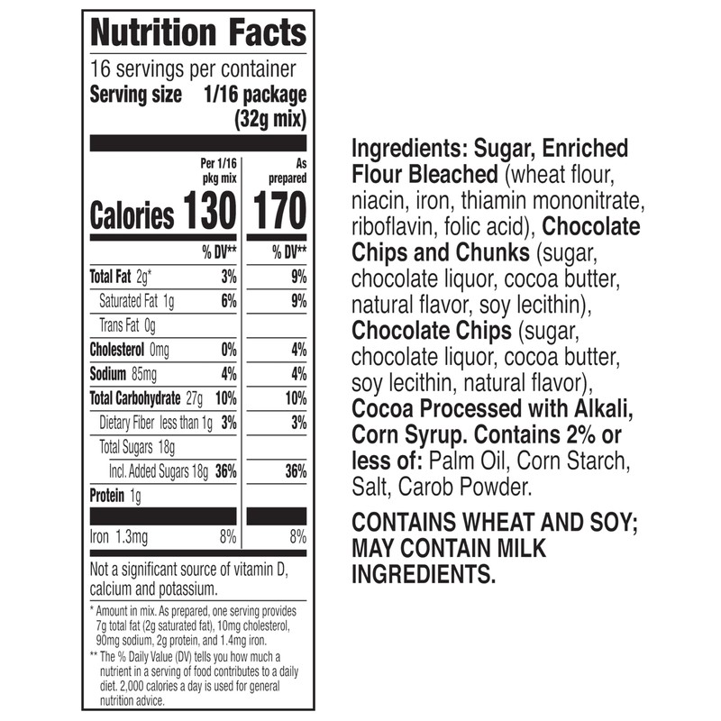 Betty Crocker Delights Triple Chunk Supreme Brownie Mix, 17.8 oz