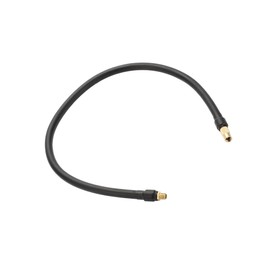 REPAIROCK Universal Tire Inflator Extension Tube Air Pump Extend Hose Adapter Tire Valve 23.62inch M8x0.8 10mm OD Durable Rubber Gold Tone Connector Auto Replacement Parts