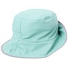 Playshoes Unisex Children's Rain Hat Waterproof Rain Hat, Green Fleece