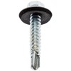Merriway BH04079 (100 Pcs) Self Drill Hex Head Hardened Roofing