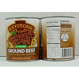 Keystone (8 Cans) Keystone ALL NATURAL (5) Ground Beef (1) Chicken (1) Beef (1) Pork 28oz