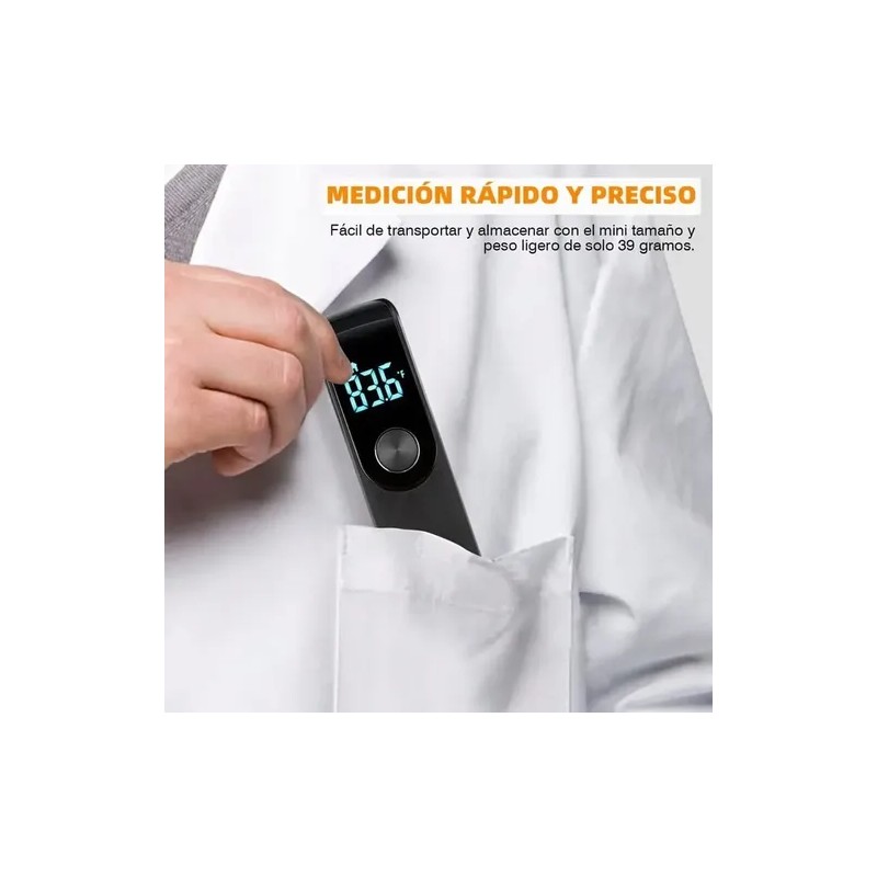 Termómetro Infrarrojo Digital Sin Contacto Portátil Blanco