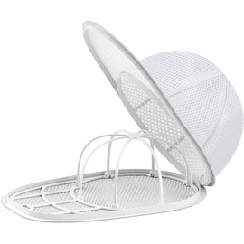 Hat Washer Cage Baseball Cap Washing Cage Hat Washer for Washing Machine - Keep Your Caps in Shape While Washing and Drying - Ideal for Adults and Kids Ball caps, White - Color: Black, Size: 13*8.5 inches