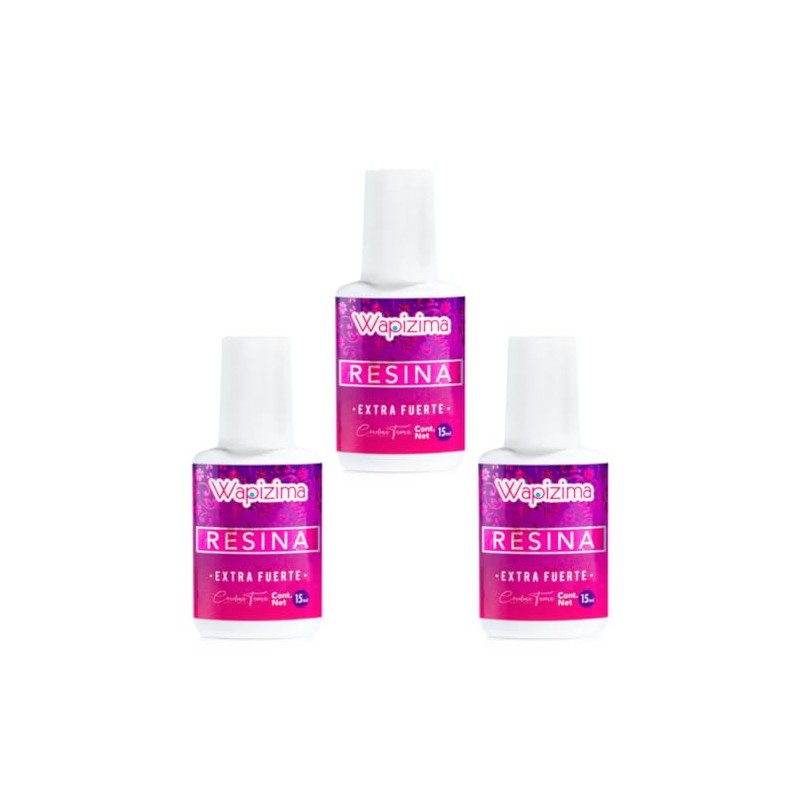 Wapizima Resina Extra Fuerte para Uñas Acrílicas, 15 ml, Paquete
