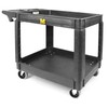 MaxWorks 80855 500-lb Utility Service PP Cart With Two Trays