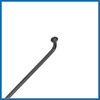 A ABSOPRO 12 Pcs 14G J Bend 282mm Bike Bicycle