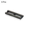 sourcing map DIP IC Chip Socket Adapter Flat Pin 28P