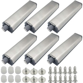CTRICALVER 6Pcs Push Close Drawer Opener Wardrobe Closure Closer, Door Damper| Drawer Hinges Magnetic Catch | for Home Furniture Cabinets Drawer Hinges Heavier Catch