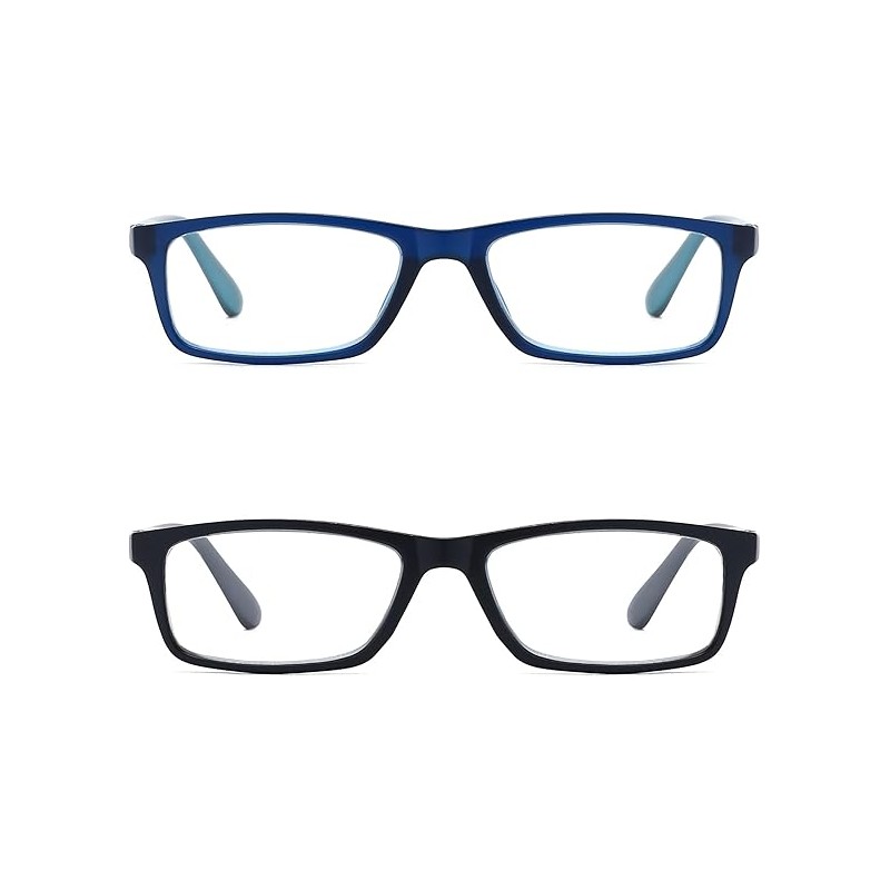 Reading Glasses for Men/Women with Spring hinges, Rectangulart Computer Readers
