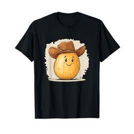 Cowboy Potato Costume with Western Hat for Boys and Girls T-Shirt