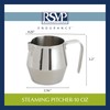 BACKK RSVP International Kitchen Coffee/Espresso Collection Steaming & Frothing Pitcher,