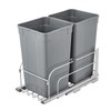 VEVOR Pull-Out Trash Can, 27 QT x2 Double Under Mount