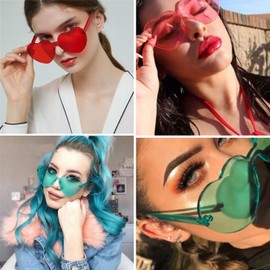 10 Pairs Heart Sunglasses for Women and Men Heart Shaped Sunglasses Bachelorette Sunglasses Bride Party Favor Sweet Pink