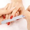25Pcs 180/240 Grit Nail Files, Professional Nail Files Set for