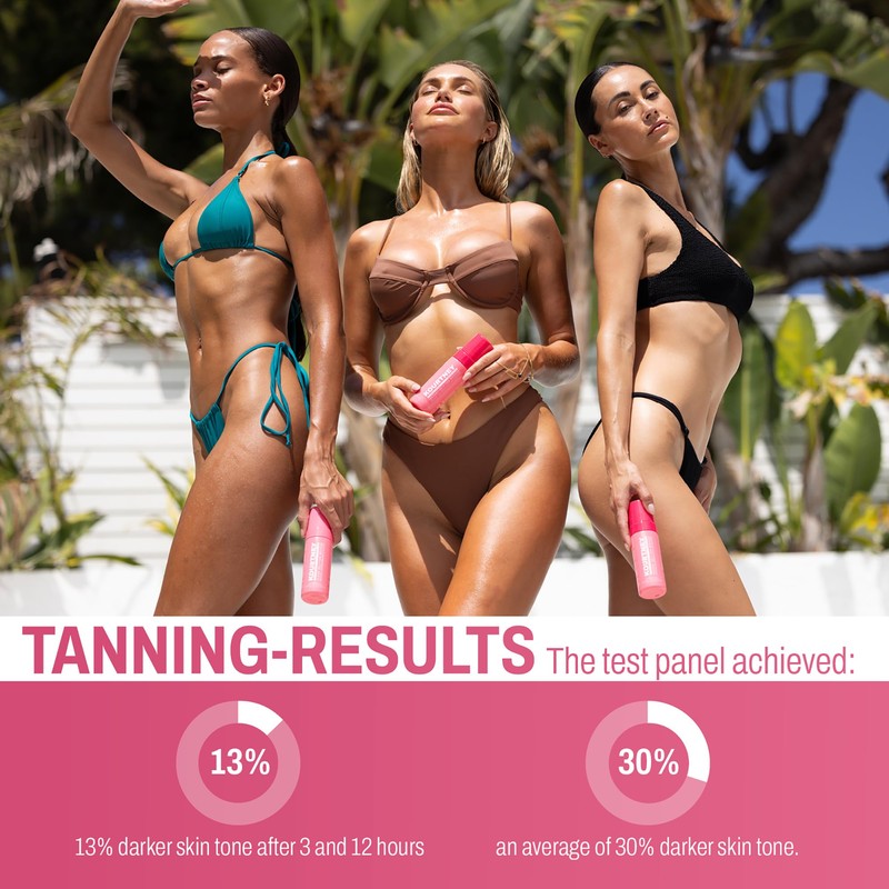 KOURTNEY Instant Self-Tan Mousse - Sunless Tanning Foam for Natural-Looking