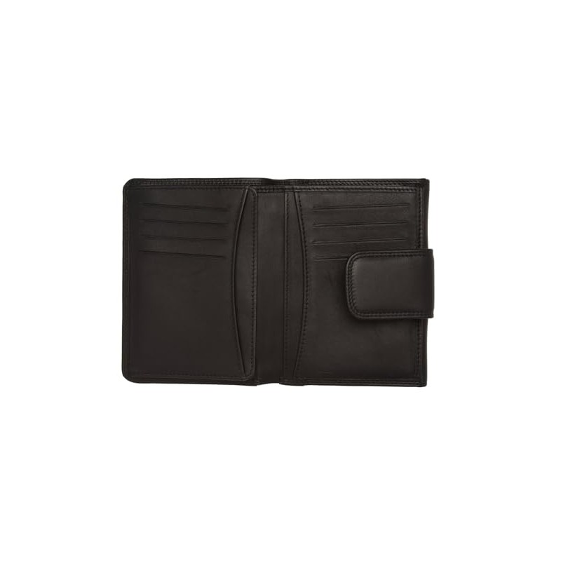 Golden Head Polo RFID Leather Wallet 12 cm, black, Casual