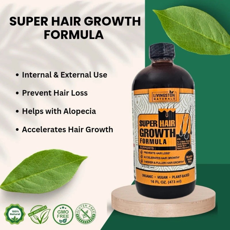Livingston Natural Herbal Labs SUPER HAIR GROWTH FORMULA By Livingston