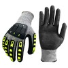 Wlikn Chainsaw Gloves, Anti-Vibration Gloves, HPPE Blade Grade 5, Touch