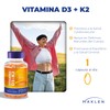 D3 + K2 | Vitamina D3 + K2 con Omega