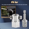 EVRBUL Upgraded Stainless Steel Top Wind Trailer Jack Crank Handle