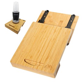 Bamboo Appliance Slider - Wooden Tray for Kitchen Appliances, Coffee Station and Kitchen Organization - Appliance Sliders for Kitchen Appliances, Slider for Coffee Maker