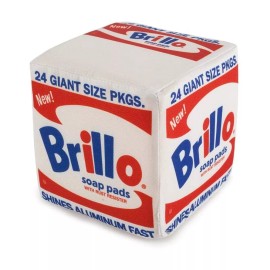 Kidrobot Andy Warhol Brillo Box Medium Plush, NEW and MINT!