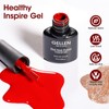 Gellen Red Gel Nail Polish, 6 Colors Christmas Red Burgundy