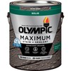Olympic Maximum 1 gal. SC-1058 Oxford Brown Solid Color Exterior