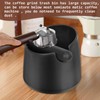 Espresso Knock Box, Black Coffee Knock Box, Round Coffee Bin,