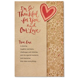 American Greetings Romantic Card (True Love)