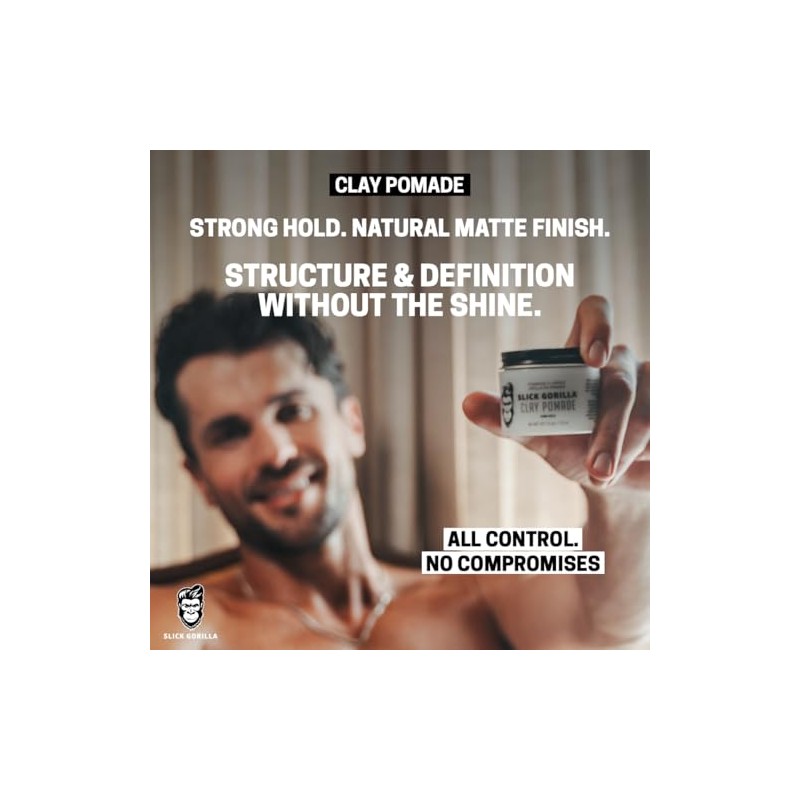 Slick Gorilla Clay Pomade 2.5 oz