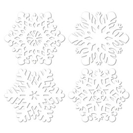 Snowflake Cutouts Pack of 24